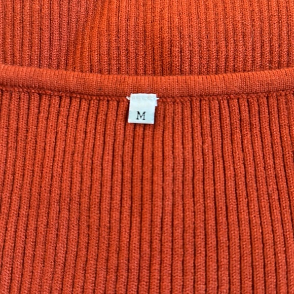 ANRABESS *NEW* Women's 2023 Fall Bell Long Sleeve Ribbed Knit Sweater Dress - Picture 9 of 10